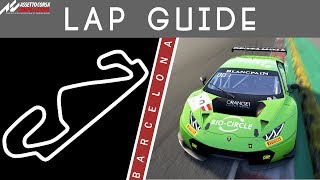 Barcelona Lap Guide  Assetto Corsa Competizione [upl. by Ellemac402]