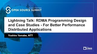 Lightning Talk RDMA Programming Design and Case Studies  For Better Performance Distributed [upl. by Ainnek]