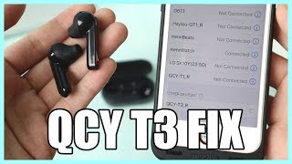 FIX QCY T3 Pairing Issue  RePair Factory Reset Guide [upl. by Sirk]