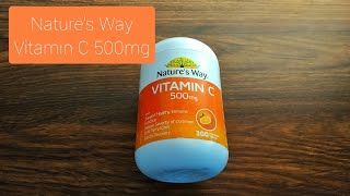 Natures Way Vitamin C 500mg [upl. by Eltotsira787]