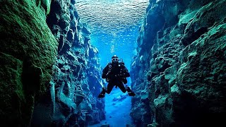 Silfra Fissure  Dive Between Two Continental Plates [upl. by Lenci]