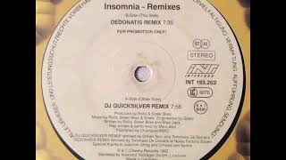 Faithless  Insomnia  DJ Quicksilver Remix  1995 [upl. by Earle]