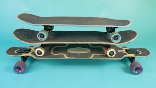 Longboard vs Skateboard vs Cruiser Beginner Breakdown [upl. by Acinonrev160]