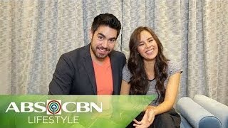 Catriona Gray And Boyfie Clint Bondad Play “Fill In The Blanks” Part 1 [upl. by Etterual]