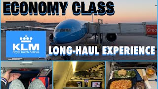 KLM LongHaul Economy Class Review [upl. by Aicekan]