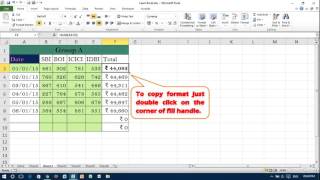 How to Use Auto Fill Handle to Format Cells in Excel [upl. by Anum]