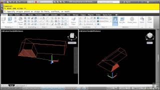 AutoCAD 3D Tutorial  Part 13  Using Polylines And Lines In A 3D World [upl. by Einnor]