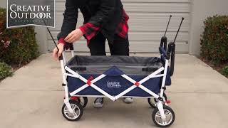 How to fold and unfold your PushPull Folding Wagon [upl. by Alver]