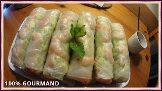 Rouleaux de printemps recette traditionnelle [upl. by Vidal151]