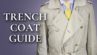 Trench Coat Guide  How To Wear amp Buy A Burberry or Aquascutum Trenchcoat [upl. by Sset146]