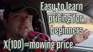 EASIEST Way To Price Lawn Mowing For Beginners Also The Fastest [upl. by Kilby]