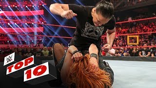 Top 10 Raw moments WWE Top 10 Feb 10 2020 [upl. by Carolin573]