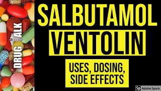 Salbutamol Ventolin  Uses Dosing Side Effects [upl. by Limber]