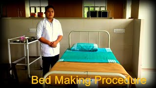 Bed Making Procedure [upl. by Etem]