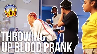 THROWING UP BLOOD PRANK on BOYFRIEND MUST WATCH [upl. by Nedry]