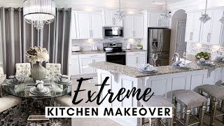 DIY KITCHEN MAKEOVER On A Budget  Before  After Transformation [upl. by Nevetse]