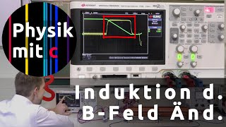 Induktion durch Magnetfeldänderung [upl. by Emelita265]