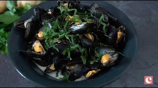 Moules marinières à la crème fraîche [upl. by Alla527]