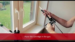 How to fill gaps around the window DIY [upl. by Ylicec950]