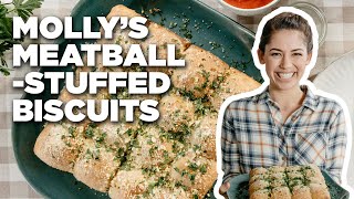 MeatballSTUFFED Biscuits with Molly Yeh  Girl Meets Farm  Food Network [upl. by Riesman995]