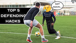 5 BASIC DEFENDING SECRETS  How to improve as a defender in soccer FAST [upl. by Abernathy]