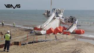 Galloper offshore wind farm  export cable shore landing  full version [upl. by Naehs154]