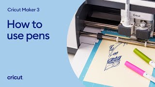 How to Use Pens with Cricut Maker  Cricut Maker  Cricut™ [upl. by Oisor]