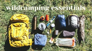 10 Wildcamping Essentials [upl. by Detta798]