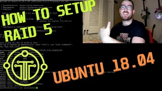 Setup a RAID5 Array on Ubuntu Server 1804 [upl. by Asseram]