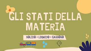 Gli stati della materia  Scienze  Primaria [upl. by Ajin]