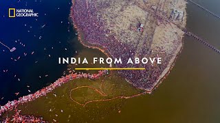 Kumbh Festival  India from Above  National Geographic [upl. by Amasa]