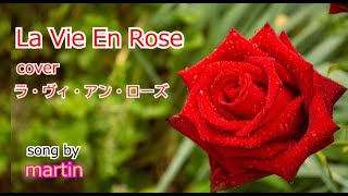 La Vie en rose  cover ばら色の人生 日本語訳・英訳付き song by martin [upl. by Ninahs]