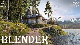 Realistic Environment With Blender 3D [upl. by Codie]