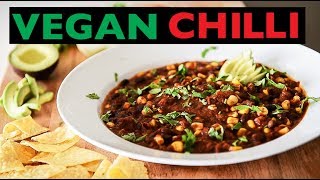 EASY vegan Chili Recipe  HOW TO MAKE CHILLI [upl. by Aleihs361]