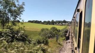 Paignton amp Dartmouth Steam Railway  Full Round Trip Part 1  250712 [upl. by Diantha]