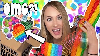 UNBOXING 100 MYSTERY FIDGETS SHOCKING 🤯😳 [upl. by Nirda741]