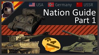 outdated Ground Nations in War Thunder EXPLAINED Part 1  War Thunder Tank Nation Guide [upl. by Airdua]