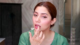 Mahira Khans Guide To Fresh Skin and An Easy Eid Glam Look  Mashion [upl. by Nodyroc]