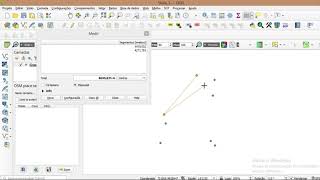 Curso QGis Cálculo de distância [upl. by Breana]