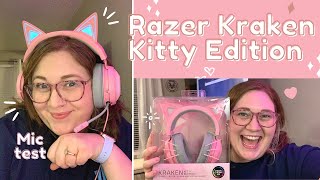 Razer Kraken Kitty HeadSet Unboxing amp Mic Test [upl. by Lias496]