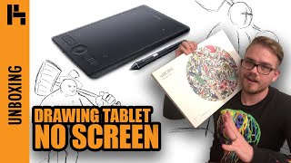 WACOM INTUOS PRO Drawing Tablet Unboxing  Review [upl. by Eisele75]