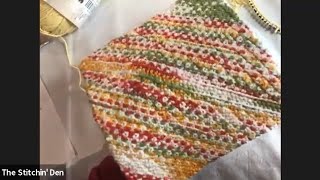 Simple Knitted Pot Holder [upl. by Delwin327]