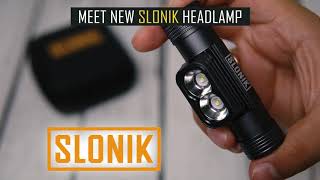 The Lightest Slonik Headlamp  145oz 1000 Lumens 2600mAh 600ft Xtreme Bright Beam [upl. by Jo-Anne]