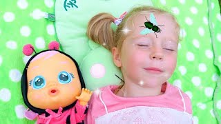 Nastya and Baby doll vs Pesky Flies Аnd other Funny Stories by Like Nastya [upl. by Tonie]