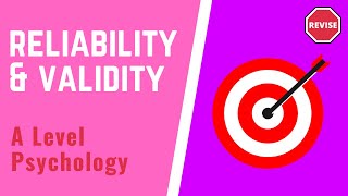 A Level Psychology  Reliability amp Validity [upl. by Duntson867]