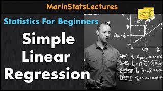 Simple Linear Regression Concept  Statistics Tutorial 32  MarinStatsLectures [upl. by Rubin450]