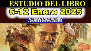 Respuestas ESTUDIO DEL LIBRO de congregacion 612 de Enero 2025 [upl. by Tawsha]