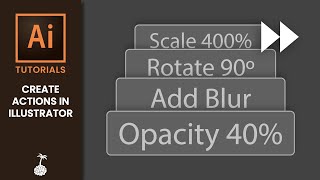 Create Actions in Illustrator to Automate Your Workflow [upl. by Brannon]