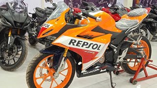 2023 Honda CBR150R ABS Repsol Edition Review । Orange Colour । AJ Shohan Vai Official [upl. by Ahsurej]