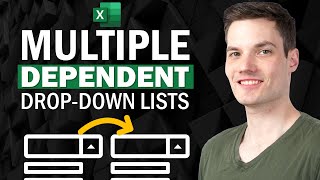 Dependent Drop Down List in Excel Tutorial [upl. by Bonny]